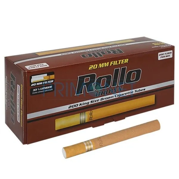 Tuburi Tigari Rollo Brown (20 mm) 200 Tuburi Tigari Rollo Brown (20 mm) 200