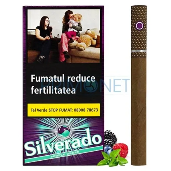 Tigari de Foi Silverado Click Purple Green 15g (10) Tigari de Foi Silverado Click Purple Green 15g (10)