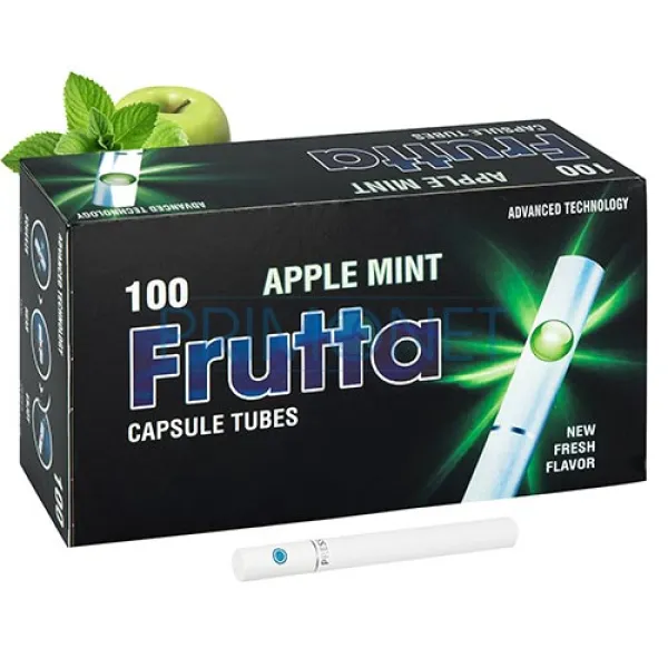 Tuburi Tigari Frutta Click Apple Mint (20 mm) 100 Tuburi Tigari Frutta Click Apple Mint (20 mm) 100