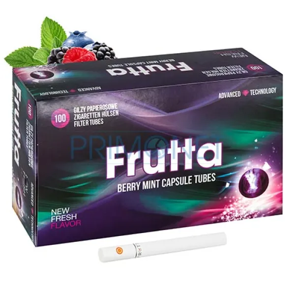 Tuburi Tigari Frutta Click Berry Mint (20 mm) 100 Tuburi Tigari Frutta Click Berry Mint (20 mm) 100