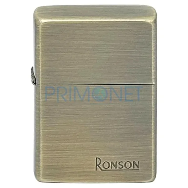 Bricheta Ronson cu benzina Brass Satin Bricheta Ronson cu benzina Brass Satin