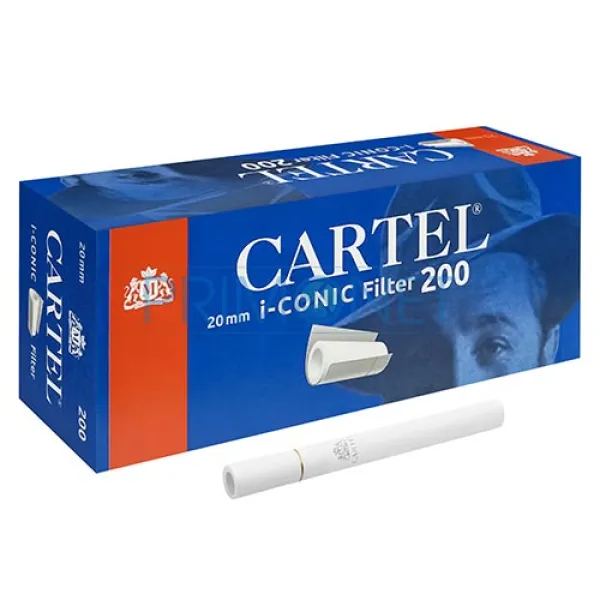 Tuburi tigari Cartel I-Conic Long (20 mm) 200 Tuburi tigari Cartel I-Conic Long (20 mm) 200